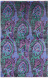 William Morris Hand-Knotted Wool Rug - 5' 0" X 8' 0" - Golden Nile