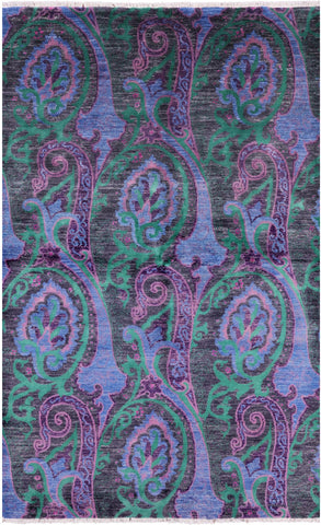 William Morris Hand-Knotted Wool Rug - 5' 0