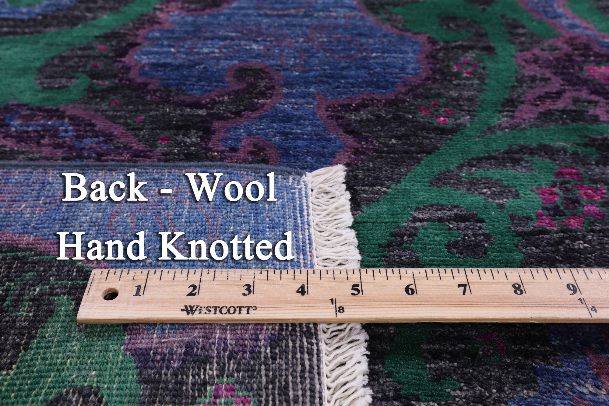 William Morris Hand-Knotted Wool Rug - 5' 0" X 8' 0" - Golden Nile
