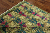 William Morris Hand Knotted Wool Area Rug - 5' 3" X 7' 5" - Golden Nile