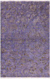 William Morris Handmade Wool Rug - 4' 1" X 6' 3" - Golden Nile