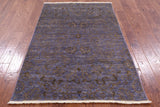 William Morris Hand Knotted Wool Rug - 4' 0" X 6' 0" - Golden Nile