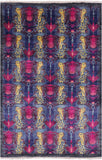 William Morris Handmade Wool Rug - 4' 0" X 6' 1" - Golden Nile