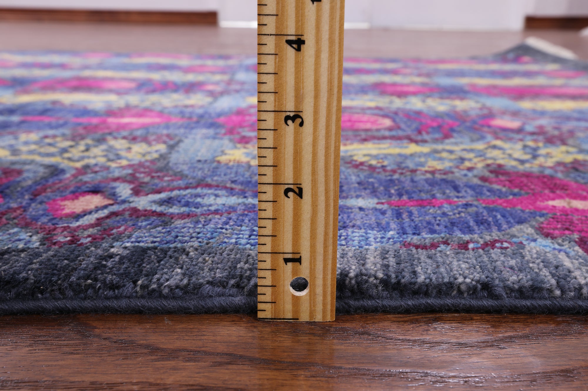 William Morris Handmade Wool Rug - 4' 0" X 6' 1" - Golden Nile