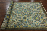 William Morris Handmade Wool Area Rug - 4' 1" X 6' 1" - Golden Nile