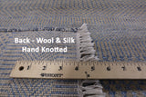 Savannah Gabbeh Wool & Silk Area Rug - 9' 10" X 13' 11" - Golden Nile