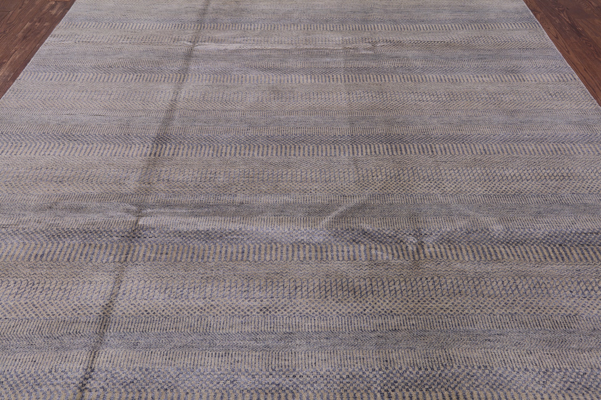 Savannah Grass Hand Knotted Wool & Silk Rug - 8' 0" X 10' 1" - Golden Nile
