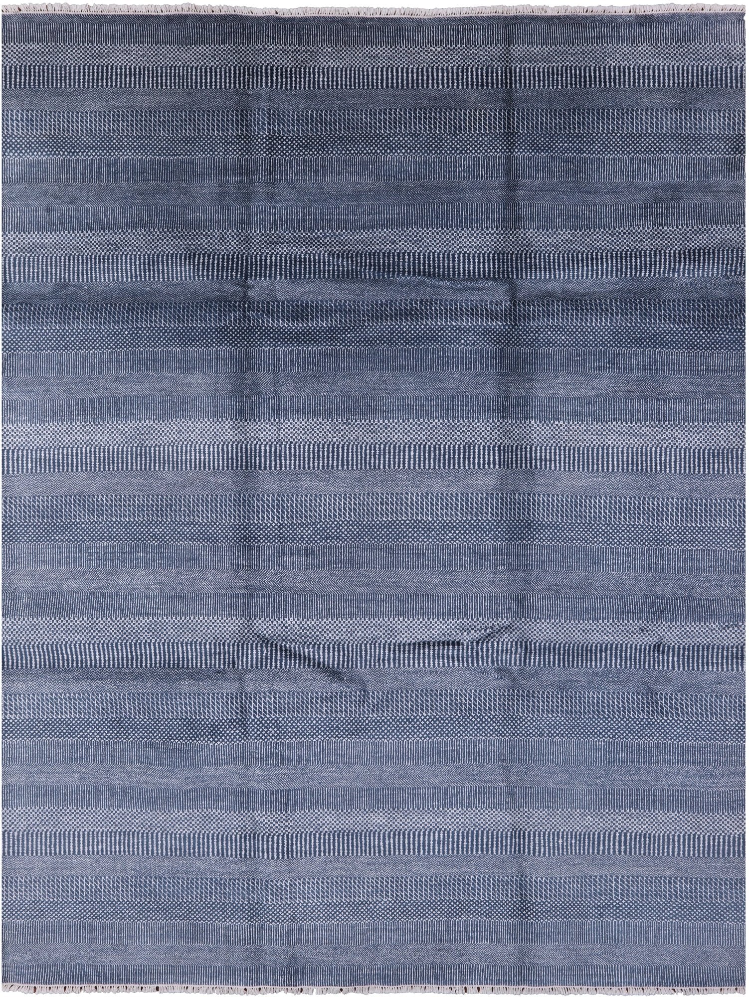 Savannah Grass Handmade Wool & Silk Rug - 7' 11" X 10' 1" - Golden Nile