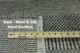 Oriental Wool and Silk 8 X 10 Savannah Gabbeh Rug - Golden Nile