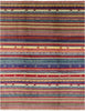 Tribal Gabbeh Hand Knotted Wool Rug - 8' 0" X 10' 0" - Golden Nile