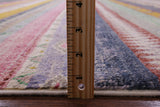Tribal Gabbeh Hand Knotted Wool Rug - 8' 0" X 10' 2" - Golden Nile