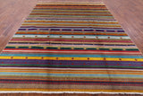 Persian Gabbeh Hand Knotted Wool Rug - 8' 0" X 10' 3" - Golden Nile