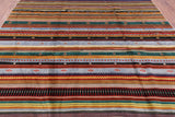 Tribal Gabbeh Hand Knotted Wool Rug - 8' 0" X 9' 11" - Golden Nile