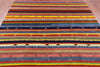 Tribal Persian Gabbeh Handmade Wool Rug - 7' 11" X 10' 0" - Golden Nile