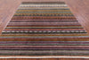 Tribal Gabbeh Hand Knotted Wool Rug - 8' 0" X 10' 1" - Golden Nile