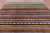 Tribal Gabbeh Hand Knotted Wool Rug - 8' 0" X 10' 1" - Golden Nile