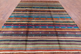 Persian Gabbeh Tribal Hand Knotted Wool Rug - 8' 1" X 10' 1" - Golden Nile
