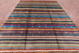 Persian Gabbeh Tribal Hand Knotted Wool Rug - 8' 1" X 10' 1" - Golden Nile