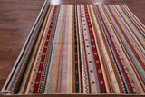 Persian Gabbeh Tribal Hand Knotted Wool Rug - 7' 11" X 9' 11" - Golden Nile