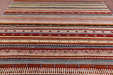 Persian Gabbeh Tribal Hand Knotted Wool Rug - 7' 11" X 9' 11" - Golden Nile