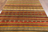 Oriental  Loribaft Super Gabbeh Wool Rug 6' X 9' - Golden Nile