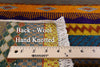 Striped Gabbeh Wool Rug - 6' 2" X 8' 9" - Golden Nile