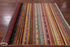 Striped Hand Knotted Wool Rug - 6' 1" X 8' 10" - Golden Nile