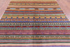Gabbeh Hand Knotted Wool Rug - 6' 1" X 8' 9" - Golden Nile