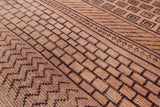 Tribal Persian Gabbeh Hand Knotted Wool Rug - 6' 0" X 8' 11" - Golden Nile
