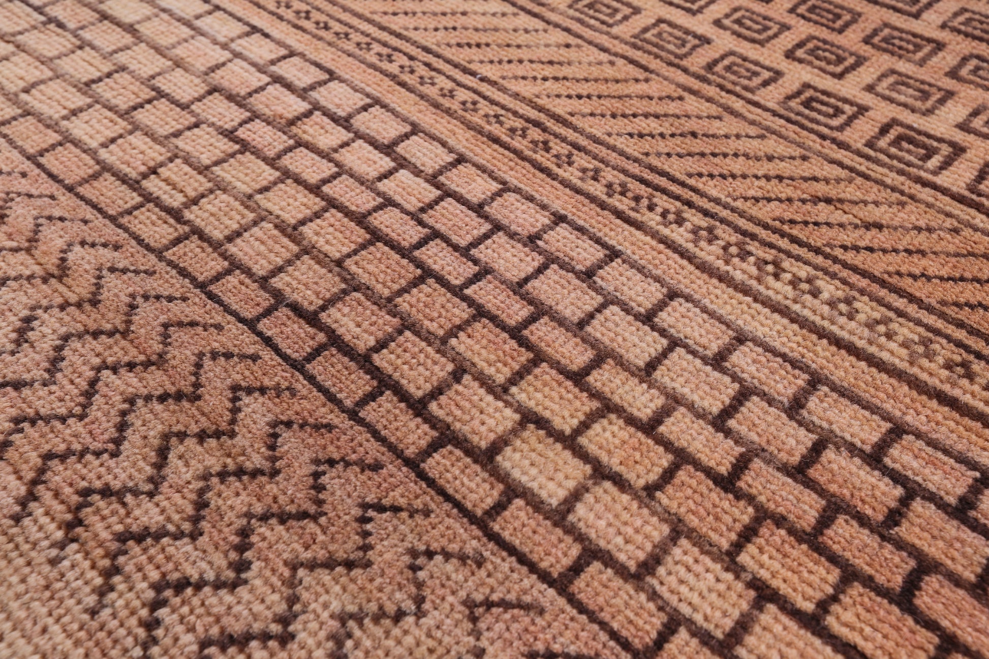 Tribal Persian Gabbeh Hand Knotted Wool Rug - 6' 0" X 8' 11" - Golden Nile