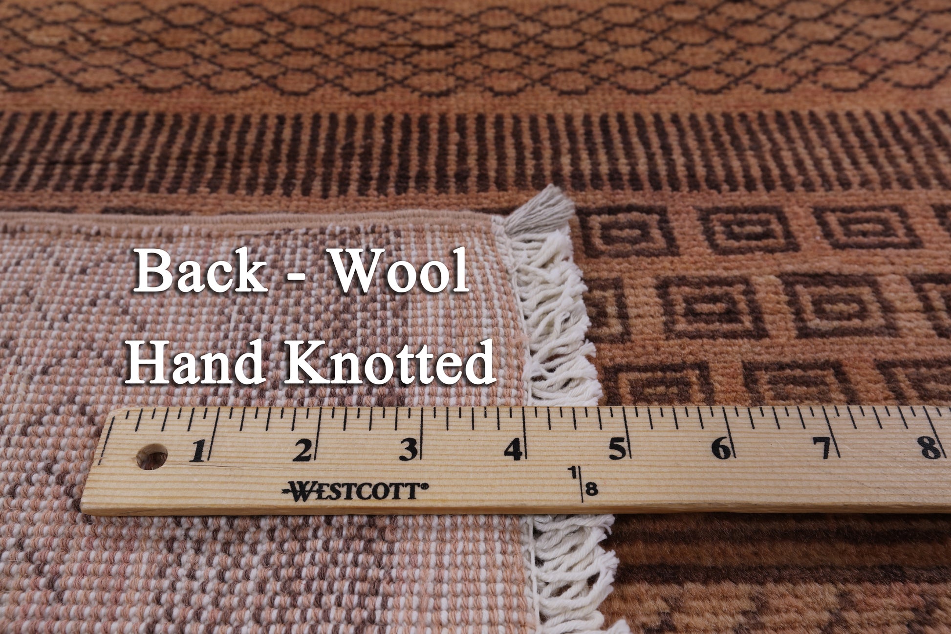 Tribal Persian Gabbeh Hand Knotted Wool Rug - 6' 0" X 8' 11" - Golden Nile