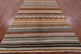 Tribal Persian Gabbeh Handmade Wool Rug - 6' 2" X 8' 11" - Golden Nile