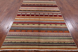 Tribal Persian Gabbeh Hand Knotted Wool Rug - 5' 0" X 7' 8" - Golden Nile
