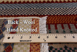 Tribal Gabbeh Handmade Wool Rug - 5' 0" X 7' 6" - Golden Nile