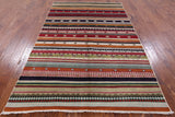 Persian Gabbeh Handmade Wool Rug - 5' 0" X 7' 9" - Golden Nile