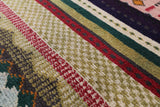 Persian Gabbeh Handmade Wool Rug - 5' 0" X 7' 9" - Golden Nile