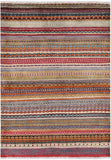 Persian Gabbeh Hand Knotted Wool Area Rug - 4' 3" X 5' 10" - Golden Nile