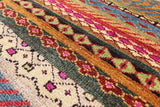 Persian Gabbeh Hand Knotted Wool Area Rug - 4' 3" X 5' 10" - Golden Nile