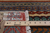 Persian Gabbeh Hand Knotted Wool Area Rug - 4' 3" X 5' 10" - Golden Nile