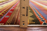 Persian Gabbeh Tribal Hand Knotted Wool Rug - 4' 3" X 6' 0" - Golden Nile