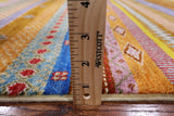 Persian Gabbeh Hand Knotted Wool Rug - 4' 0" X 6' 2" - Golden Nile