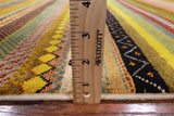 Persian Gabbeh Hand Knotted Wool Rug - 4' 2" X 6' 3" - Golden Nile