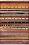 Persian Gabbeh Hand Knotted Wool Rug - 4' 2" X 6' 2" - Golden Nile
