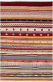 Persian Gabbeh Handmade Wool Rug - 4' 1" X 6' 1" - Golden Nile