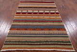 Persian Gabbeh Handmade Wool Rug - 4' 1" X 6' 1" - Golden Nile