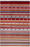 Persian Tribal Gabbeh Handmade Wool Rug - 4' 0" X 6' 0" - Golden Nile