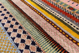 Persian Gabbeh Hand Knotted Wool Rug - 4' 1" X 5' 10" - Golden Nile