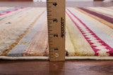 Persian Gabbeh Handmade Wool Rug - 4' 0" X 6' 0" - Golden Nile