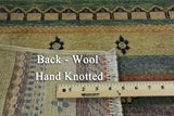 2' X 3' Hand Knotted Oriental Loribaft Super Gabbeh Wool Rug - Golden Nile