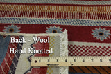 2' X 2' Oriental Square Super Gabbeh Wool Rug - Golden Nile